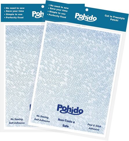 Patch Magic Adhesive, Washable Double-Sided Adhesive Patch Girl Scout Stickers for Scout Badges, Uniforms, Clothing Fabrics, Can be Freely Trimmed, No Ironing Required (2) in Saudi Arabia