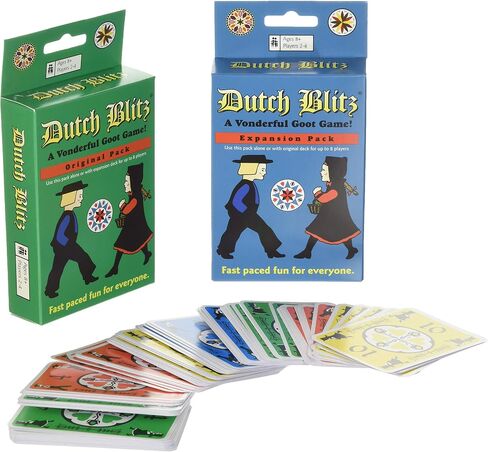 Dutch Blitz: Original and Expansion Combo, Fast Paced Card Game, Fun for Everyone, Great Family Game, Combine Packs to Play With 2-4 Players, For Ages 8 and Up in Saudi Arabia