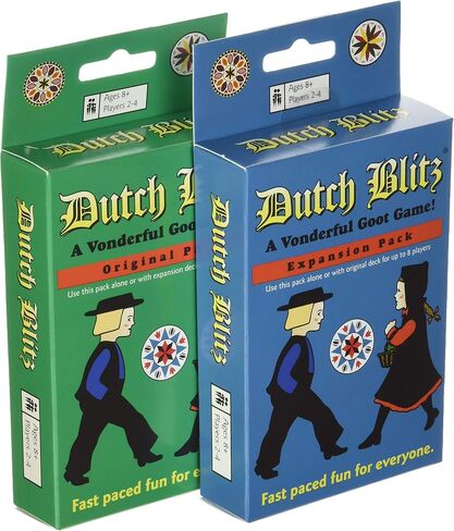 Dutch Blitz: Original and Expansion Combo, Fast Paced Card Game, Fun for Everyone, Great Family Game, Combine Packs to Play With 2-4 Players, For Ages 8 and Up in Saudi Arabia