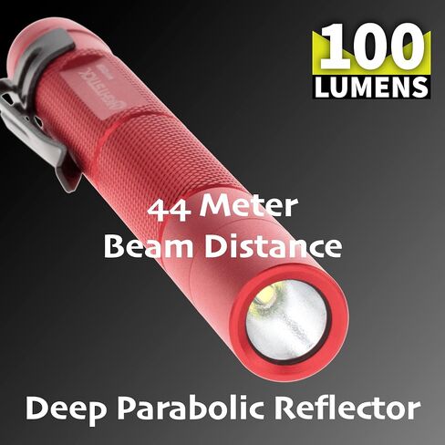Nightstick MT-100BL Mini-TAC Metal LED Flashlight - 2 AAA, 5.4 in (137 mm), Blue in Kuwait