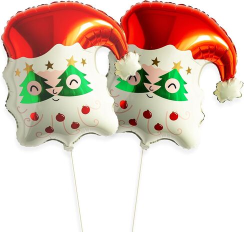 HOUSE OF PARTY Christmas Balloons | Christmas Letter Foil Balloons Decoration for Party Supplier | Xmas Hanging Decor Indoor for Home in Kuwait