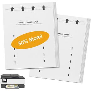 15-Pack Letter Size Printer Cleaning Sheets for Laser and Inkjet Copier Fax Roller Cleaning