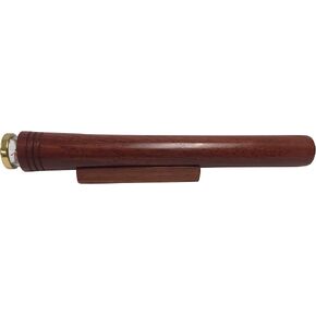 N & J Kaleidscope (Teleidocope) من خشب Padauk الصلب، أسطوانة 6 بوصة، نظام 3 مرايا، غرفة مطرزة بسلك زجاجي ثابت، مصنوعة يدويًا في الولايات المتحدة الأمريكية!