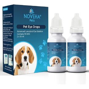 NOVEHA Pet Drops | Advanced Lanosterol Solution + NAC (6 x 10 mL)