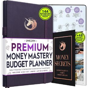 Financial Planner - Monthly Budget Planner with Cash Envelopes & Monthly Bill Organizer | A 12-Month Journey to Financial Freedom | Bill Payment Tracker Organizer, Debt, Expense Tracker & Money Saving