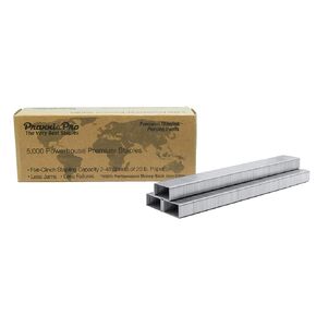 Powerhouse Premium 26/6 Standard Staples - Full-Strip Chisel Pointed Bulk Staples, Compatible with Standard Staplers, Ideal for Office & Heavy Duty Use (25,000)
