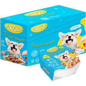 MOOCHIE Grain Free Wet Dog Food for Small Breed - Weight Control - Turkey with Sweet Potato, Pumpkin and Green Pea - No Added Preservatives or Artificial Flavoring - 3 oz x 12 Pouches