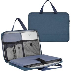 17.3 Inch Laptop Bag, Men Women Business Briefcase with Organizer for HP Envy 17/Pavilion 17/OMEN 17, Dell G3 G7 17.3/Inspiron 17, Acer Aspire 17, Lenovo Ideapad 330 17, MSI GS75 GF75 17.3 Case,Black