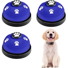 3 Pack Dog Doorbells, Pet Training Bells for Outside Potty Training and Communication, Bell for Dog Cat Puppy Interactive Toys (Pink, 3 Pack)