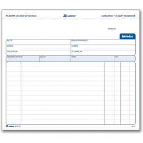 Adams Invoice For Services