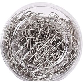Lpdphanxfkx Paper Clips Non Skid, 200 Pack 1.1 Inch/ 29mm Mini Metal Paper Clip Holder, Great for Office School and Personal Use (Silver)