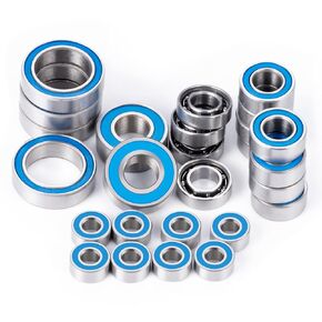 26pcs/Set P6 Rubber Ball Bearing Steel Sealed Bearing Kit for 1/10 Team Associated DR10 Upgrade Parts