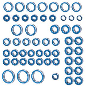 55PCS Steel Complete Rubber Sealed Ball Bearings for TRX-6 TRX6 1/10 RC Crawler Car Upgrade Parts