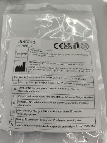 Jeffdad 100 قطعة من ملصقات الخياطة للمنتجات المصنوعة يدويًا، مصنوعة يدويًا بملصقات الحب وعلامات منقوشة على الملابس، ملصقات قماشية للحرف اليدوية والحياكة والخياطة الكروشيه (بني عميق) in Kuwait