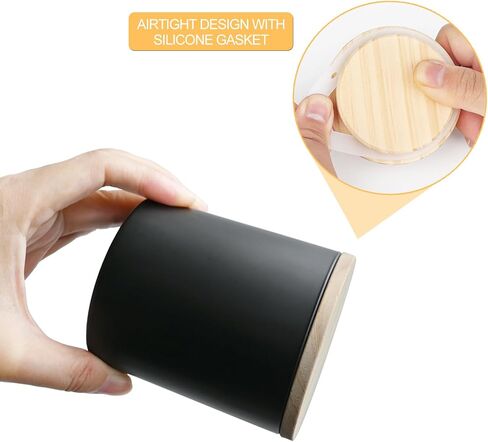 SHOWIN 10 OZ Thick Candle Jars for Making Candles 15 Pcs, Empty Jars with Wood Lids for Candle Making, Sample Container, Frosted Blue in Saudi Arabia