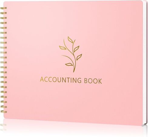 Accounting Ledger Book for Small Business Bookkeeping Personal Use, Horizontal Expense Tracker Notebook for Family Budget, Bookkeeping Record Book Money Expense Income Log Journal, Pastel Blue in Saudi Arabia
