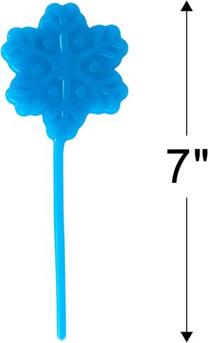 ألعاب لاصقة على شكل ندفة الثلج لعيد الميلاد من ArtCreativity للأطفال - مجموعة من 48 يد لزجة كبيرة الحجم - أيدي لزجة لعيد الميلاد باللونين الأزرق والأبيض - هدايا حفلات عيد الميلاد بالجملة - ألعاب لزجة لتخزين المواد in Saudi Arabia