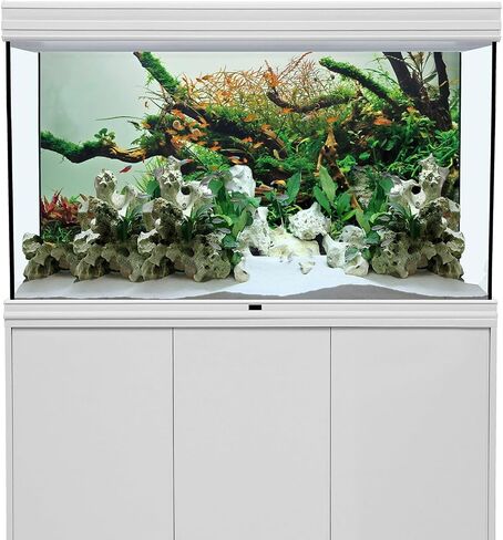 AWERT 72x24 inches Branches Fish Tank Background Green Algae Aquarium Background River Bed & Lake Fish Tank Background Vinyl Background in Kuwait