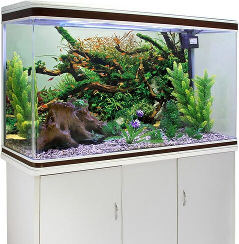 AWERT 72x24 inches Branches Fish Tank Background Green Algae Aquarium Background River Bed & Lake Fish Tank Background Vinyl Background in Kuwait