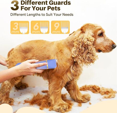 Small Dog Grooming Kit, 4 in 1 Electric Cordless Dog Paw Trimmer with Nail Grinder, Low Noise Dog Nail Trimmers, IPX7 Waterproof Small Dog Grooming Clippers for Paws, Ears, Face, Hip Hairl in Kuwait