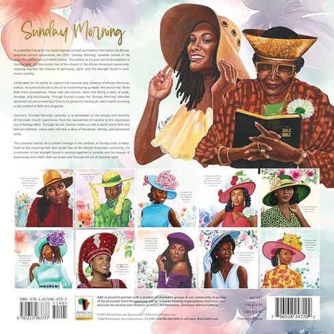 تعابير أمريكية أفريقية 2025 تقويمات جدارية - تقاويم شهرية تحتفل بالثقافة والتاريخ الأسود - تقويم معلق 12 × 12 - 16 شهرًا - تقويم المرأة التي تمشي مع الله in Kuwait