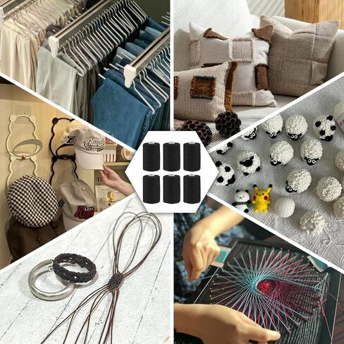 All Purpose Sewing Thread, White Thread for Sewing Machine, 6 Spools Each 1000 Yards of Polyester Quilting Thread, Sewing Machine Supplies, Hand Stitching Embroidery Thread in Saudi Arabia
