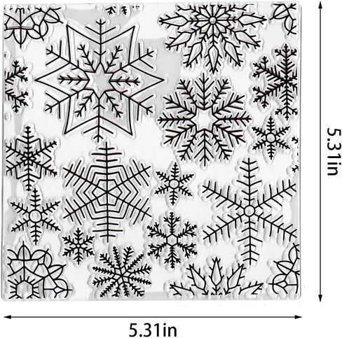 Christmas Tree Clear Stamps for Card Making and Journaling, Xmas Socking Gift Rubber Stamps Happy New Year Stamps for Scrapbooking DIY Cards Album Crafts Supplies in Kuwait