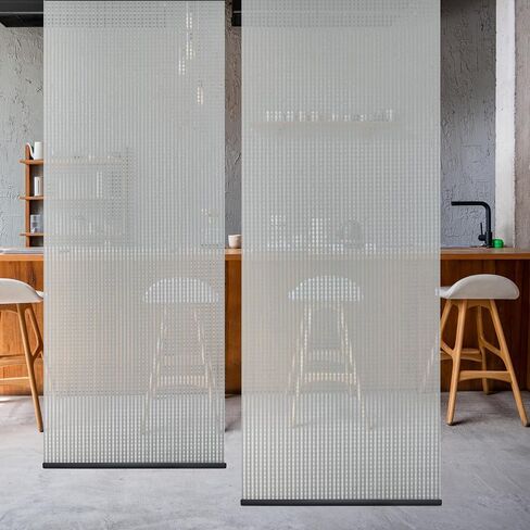Hanging Room Panel, Privacy Sheer Separator Divider for Shared Room, Entryway, Workspace, Trimmable Length, 36" x 96", Pack of 2, Peppermint in Saudi Arabia