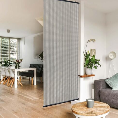 Hanging Room Panel, Privacy Sheer Separator Divider for Shared Room, Entryway, Workspace, Trimmable Length, 36" x 96", Pack of 2, Peppermint in Saudi Arabia