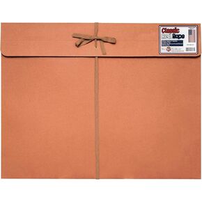 Star Products T219 17 x 22, Classic Red Rope, Paper Artist Portfolio with Tie Tape Closure, Poster, Art Storage, 17" x 22"