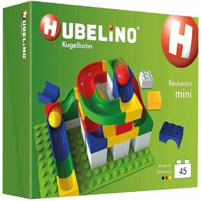 Hubelino Marble Run - 45-Piece Mini Set - The Original! Made in Germany! - Certified and Award-Winning Marble Run