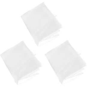 NUOBESTY 3pcs Wet Felt Tool Wet Gauze Wet Felting Netting Wool Felt DIY Wet Felting Mat Yarn Accessories DIY Kits Felting Pad Netting Material Nylon Work Mesh White Needle Felt