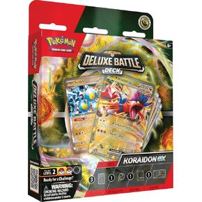 Pokémon TCG: Koraidon ex Deluxe Battle Deck (Ready-to-Play 60-Card Deck & Accessories)