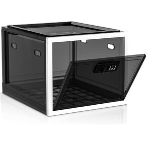 Medicine Lock Box | Refrigerator Lockbox for Food,Drugs and Home Safety Locker Shelf | Locking Lunch Container Tablet Cell Phone Jail | Pill Case Medication Storage Lockable Bins with Combination