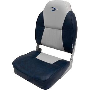 Wise 8WD640PLS-661 Lund Style High Back Boat Seat, Grey/Red