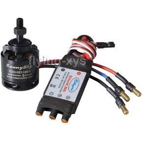 Sunnysky X2212-9 1400KV Brushless Motor & SimonK 30A ESC for Multicopter Quad-X