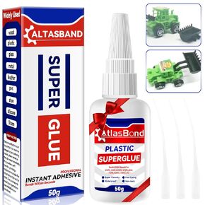 Ceramic Glue, Best Super Clear Glue for Porcelain, Pottery and China Repair, Food Safe Adhesive Kit for Mugs and Dishes, Also Effortlessly Bonds Wood, Glass, Plastic, Shoe, Crafts DIY and More