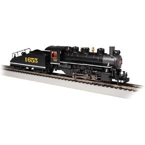 Bachmann Trains - USRA 0-6-0 w/Smoke & Slope Tender - Southern #1655 - Black - HO Scale