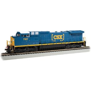 Bachmann Trains - Dash 8-40CW - TCS DCC Sound Value-Equipped Locomotive - CSX® #7317 - HTM™ (Dark Future) - HO Scale