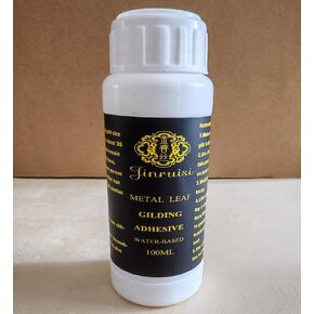 Metal Leaf Gilding Adhesive Glue Size Water Based 100ml,Gold Size for Gold Leaf,Metal Leaf Adhesive