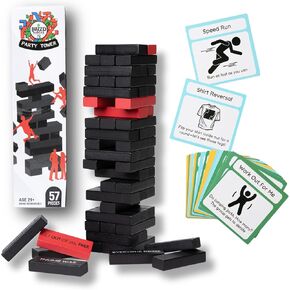 Ultimate Party Tower with Hilarious Games and Commands | Classic Stacking Game with Fun Original Rules | Funny Entertaining Party Game for Adults 21 2