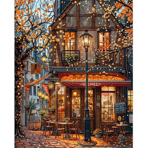 Sretoul Landscape Paint by Numbers Kit for Adults-Mountain Adult Paint by Number Kits on Canvas, Landscape Painting Kits for Adults for Decor Gift 16X20 Inch