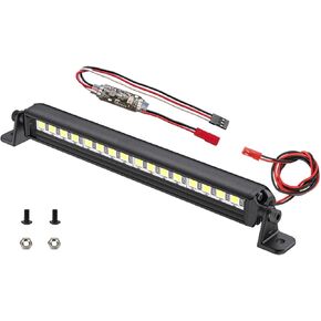 Freshion RC Light Bar 16 LED 3.5 Inch Aluminum RC Lights RC Crawler Accessories for Axial SCX10 Traxxas TRX-4 TRX4M Arrma Senton Redcat GEN7 1/10 1/18 rc Light kit