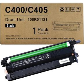 C400 C405 Drum Unit 108R01121 Imaging Unit Compatible with C400 C405 Workcentre 6655 6605 Phaser 6600 6600DN Printer(1 Pack)