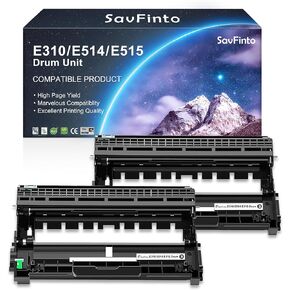 استبدال وحدة الطبل E310 E310dw لطابعة Dell E310dw E514dw E515dw E515dn E310 E515 E514 (Dell PVTHG، 593-BBKD، P7RMX) (12000 صفحة، أسود، عبوتان) in Kuwait