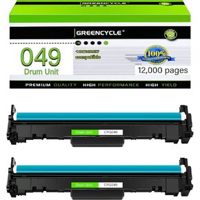greencycle Compatible 049 Drum Kit Replacement for Canon 049 Drum Unit CRG049 use for ImageCLASS LBP112 LBP113W MF112 MF113W Printer (2-Pack)