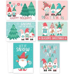 24 Christmas Cards With Envelopes - Blank Holiday Cards With Envelopes, Christmas Cards Bulk, Holiday Cards Bulk With Envelopes, Happy Holidays Cards With Envelopes Xmas Cards (Snowman)