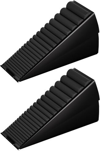 HOMOTEK سدادة باب إسفين طويل القامة قابلة للتعديل، سدادة باب عالية للخدمة الشاقة لأسفل الباب، باب كبير من الفولاذ المقاوم للصدأ توقف زنبركي مطاطي غير قابل للانزلاق، مناسب لتخليص الباب من 0.2"-3"، فضي، عبوة واحدة in Kuwait