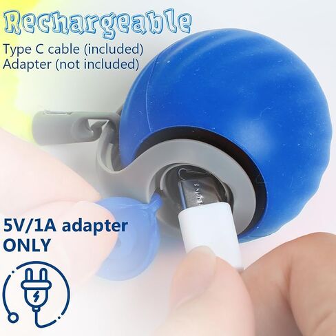 Speedy Tail 2.0, Speedy Tail Cat Toy, Interactive Cat Toys for Indoor Cats, Smart Interactive Cat Toy Balls, Automatic Moving Cat Toy Ball, Self Rolling Cat Toy Ball with Tail (Blue) in Saudi Arabia