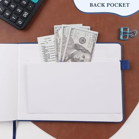 Accounting Ledger Book - Ledger Books Bookkeeping for Personal & Small Business Accounting, Expense Tracker Notebook for Expenses, Deposits & Balance, B5 Log Book for Business Essentials, Navy Blue in Saudi Arabia
